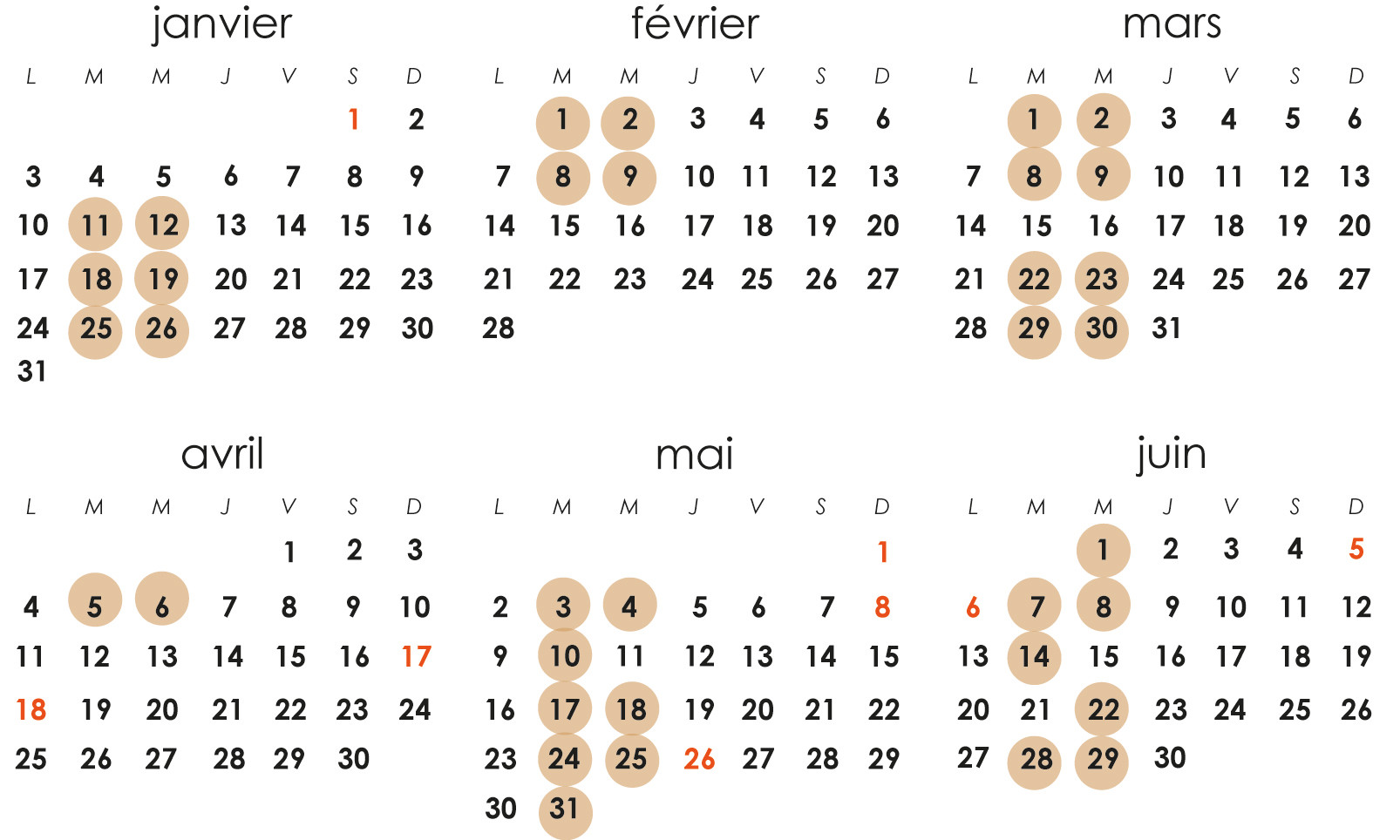 calendrier