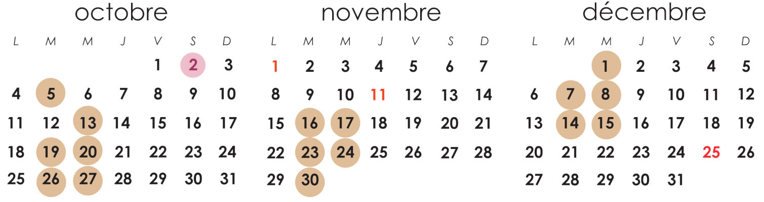 calendrier